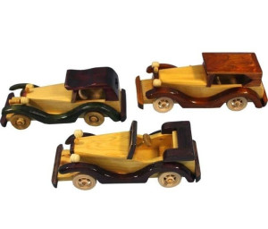 Drewniany Samochód Cabrio