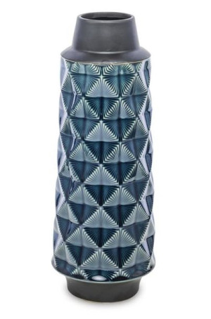 Wazon ceramika dekoracyjna kolor granatowy wys35cm