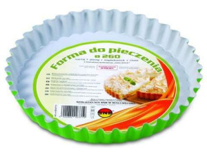 Forma do pieczenia tarta pizza blacha zielona 26cm