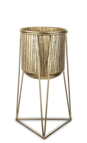 Osłonka metalowa złota wys.50cm