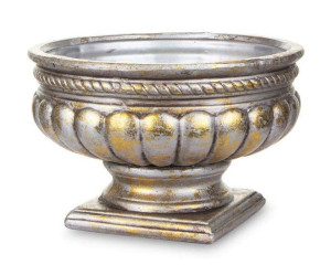 Osłonka doniczka ceramiczna złota śr. 22 cm