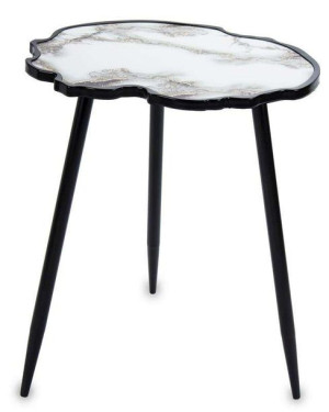 Stolik Marmur szklany 61,5x50x38 cm