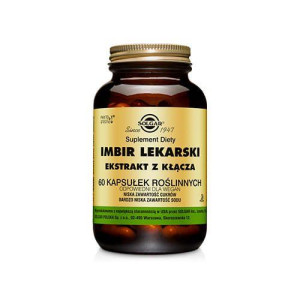 SOLGAR Imbir Lekarski Ekstrakt z Kłącza - 60vcaps