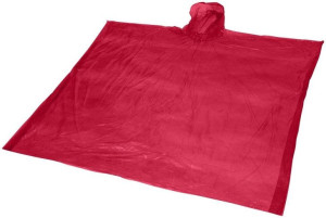 Poncho przeciwdeszczowe Ziva Czerwony