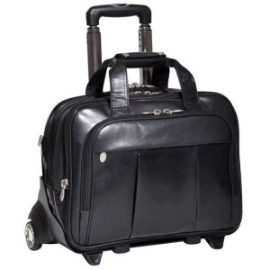 Torba z odpinanym wózkiem McKlein Damen 17" Czarna