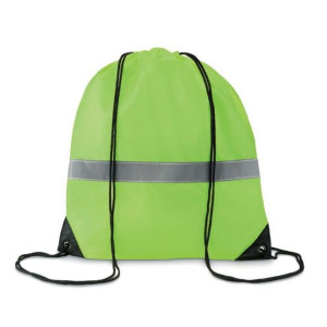 Worek z paskiem odblaskowym STRIPE Żółty neon