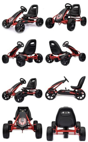 Najnowszy Wielki Gokart 003d- Miękkie Koła Eva Hit Jakość /hp003d