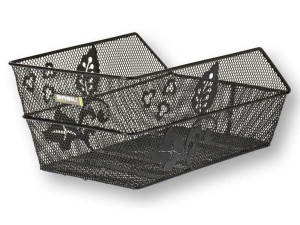 Kosz na tylny bagażnik BASIL CENTO FLOWER + Mounting set for CENTO basket,