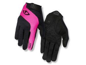 Rękawiczki damskie GIRO TESSA GEL LF długi palec black bright pink roz. L (