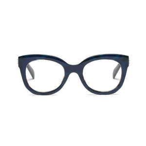 Okulary "zerówki" Retro Granatowe Ok130gran