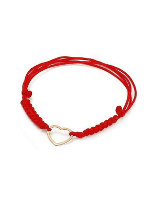 Bransoletka LOVE na sznurku 925