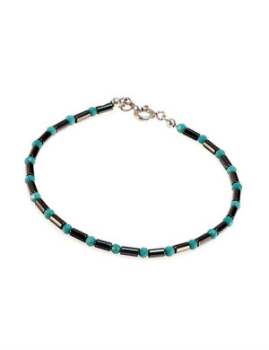 Bransoletka UNISEX Hematyt 925