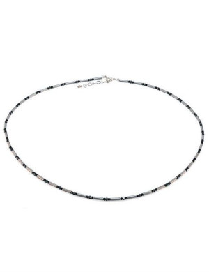 Naszyjnik UNISEX Hematyt 925
