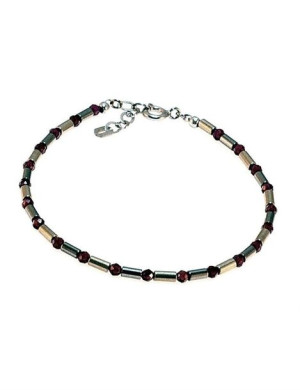Bransoletka UNISEX Hematyt 925