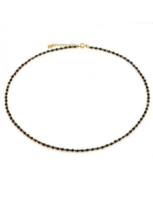 Naszyjnik Spinel  Hematyt 925
