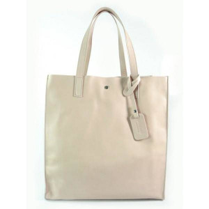 Shopper Bag Pudrowy Róż Torebka Worek Vera Pelle Na Ramię A4 Gl46r2
