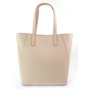 Pudrowy Róż Duża Torba Xxl Shopper Bag Włoska Zarka Sb625rr