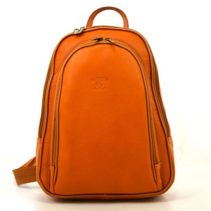 Plecak skórzany vp534c Camel