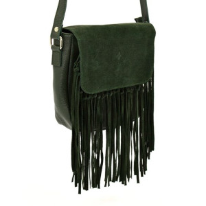 Listonoszka vp1009 zamsz naturalny BOHO frędzle