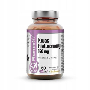 PharmoVit - KWAS HIALURONOWY 150mg 60k - uroda