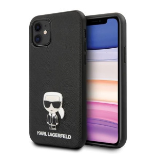 Karl Saffiano Iconic Etui Do Iphone 12 Mini - Black