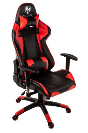 Fotel gamingowy obrotowy C500 czerwony.