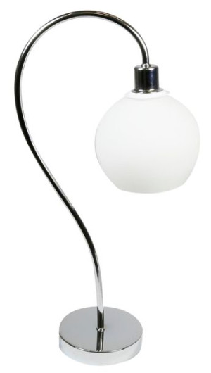 Lampa Stołowa Gabinetowa Candellux Nelda 41-72610 E27 Chrom