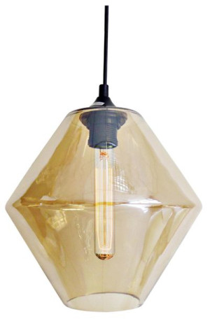 Lampa Sufitowa Wisząca Candellux Bremen 31-36636 E27 Klosz Dymiony + Żaró