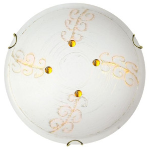 Plafon szklany złoty 60W E27 lampa sufitowa Asme Candellux 13-34529