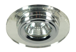 Oprawa Stropowa Candellux Ss-11 Ch/wh Mr16 Chrom Opr. Strop. Stała Okrągła