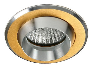 Oprawa Stropowa Candellux Sa-02 Sng/al Mr16 Sat Złoto Opr.stropowa Stała Al