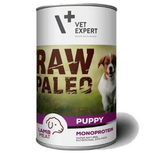 Karma mokra dla szczeniąt VetExpert RAW PALEO puppy lamb 400g - z jagnięcin