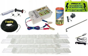 Pastuch Elektryczny Zestaw Xxl 50 Palików + Gratis