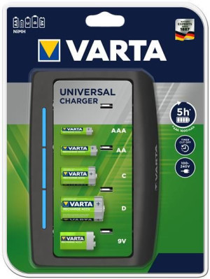 Ładowarka VARTA UNIVERSAL - AA / AAA / C / D / 9V