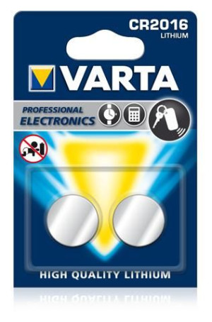 Zestaw bateria litowa VARTA CR2016 3V (Li; x2)