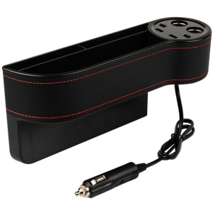 Schowek Samochodowy Szczelinowy Ładowarka Usb Lcd