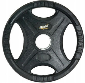 Talerz obciążenie olimpijskie 50 mm gumowane Allright 15 kg