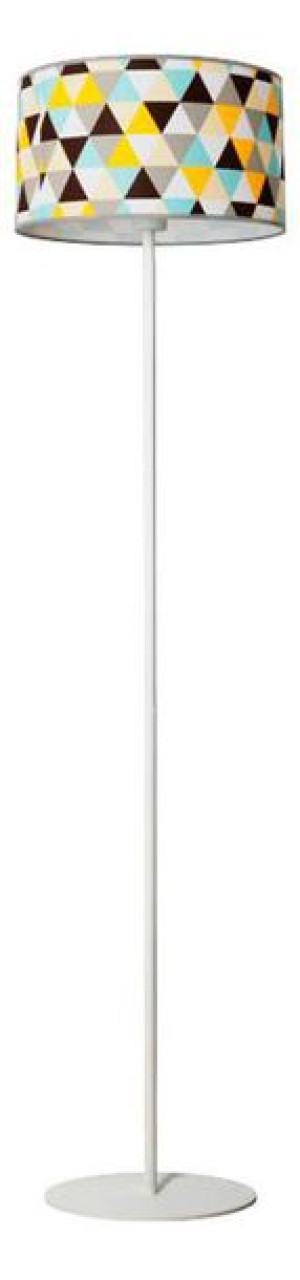 Lampa podłogowa z okrągłym kolorowym abażurem - EX495-Hestix
