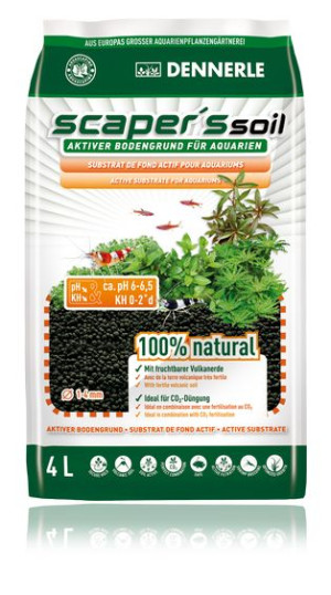 Dennerle Scaper's Soil 4 L - Podłoże Aktywne Dla Roślin 1-4 Mm