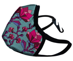Maska Antysmogowa Dragon Casual Se Floral Pink Rozm. M