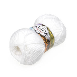 Włóczka Burcum Klasik 055 Biały