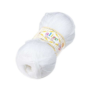 Włóczka Baby Best 055 Biały