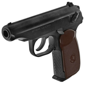 Wiatrówka Baikał MP-654K Makarov - brąz. rączka