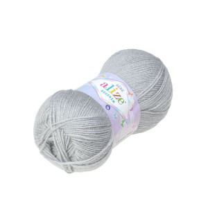 Włóczka Sekerim Bebe 344 Szary