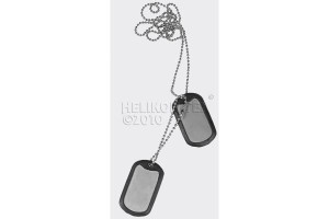 Nieśmiertelnik Dog Tag z gumkami wyciszającymi