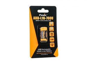 Akumulator Fenix USB ARB-L16U (16340 RCR123 700 mAh 3,7 V)