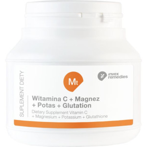Invex Remedies WITAMINA C + MAGNEZ + POTAS + GLUTATION 150g