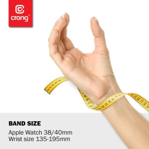 Crong Liquid - Pasek do Apple Watch 38/40/41 mm (niebieski)