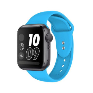 Crong Liquid - Pasek do Apple Watch 42/44/45 mm (niebieski)