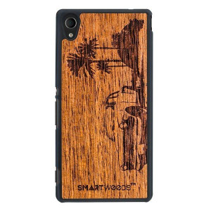 Case Etui Drewniane Smartwoods Cuba Sony Xperia M4 Aqua